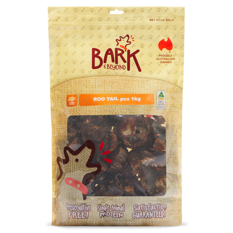 Bark & Beyond Roo Tail Piece Dog Treats