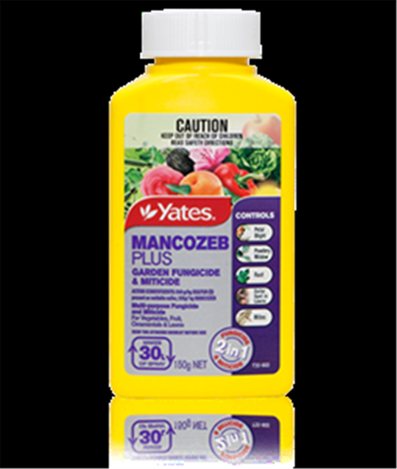 Yates Mancozeb Plus Garden Fungicide and Miticide 150g
