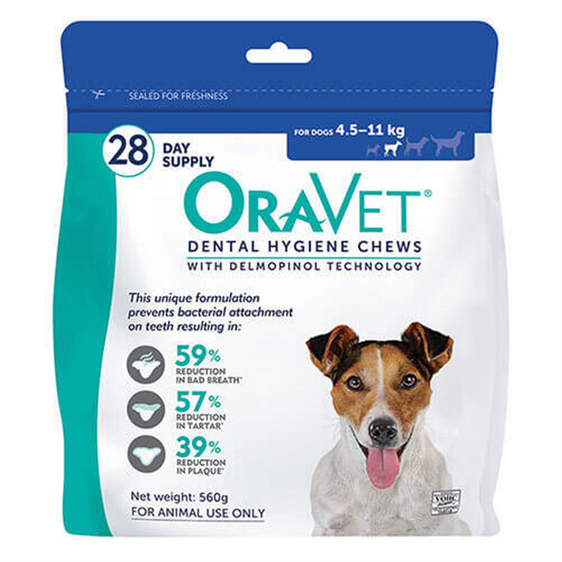 OraVet Dental Hygiene Chews for Small Dogs 28pk