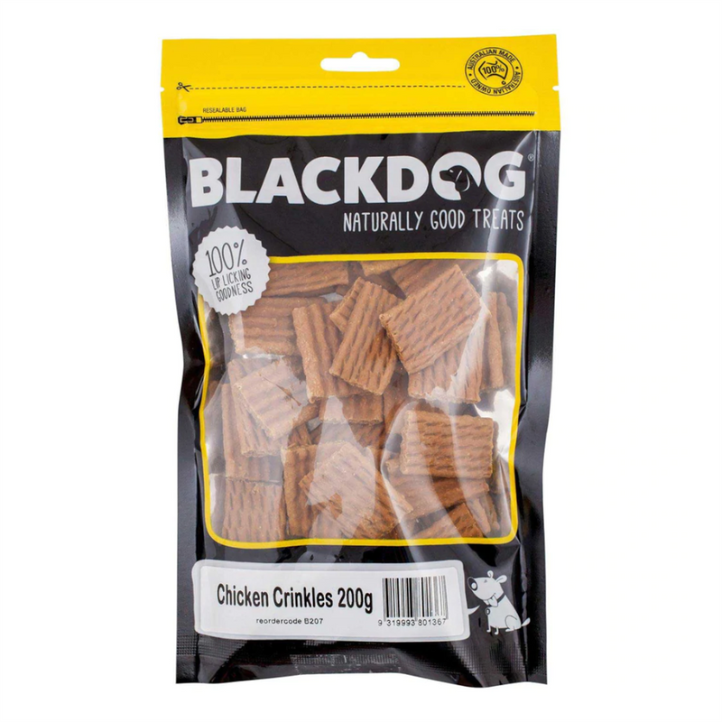 Blackdog Chicken Crinkle Dog Treats
