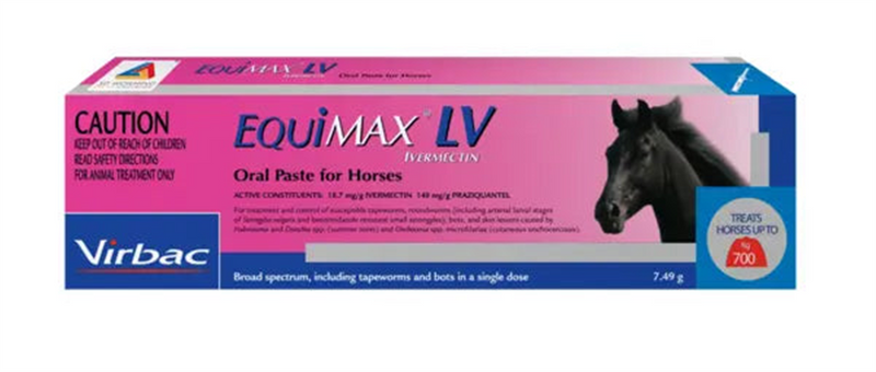 Equimax LV Ivermectin Paste 7.49g