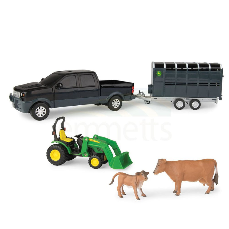 Pickup & Livestock Trailer Set John Deere, Assortment