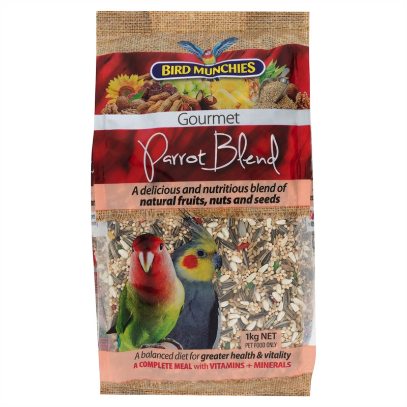 Bird Munchies Gourmet Parrot Blend 1kg