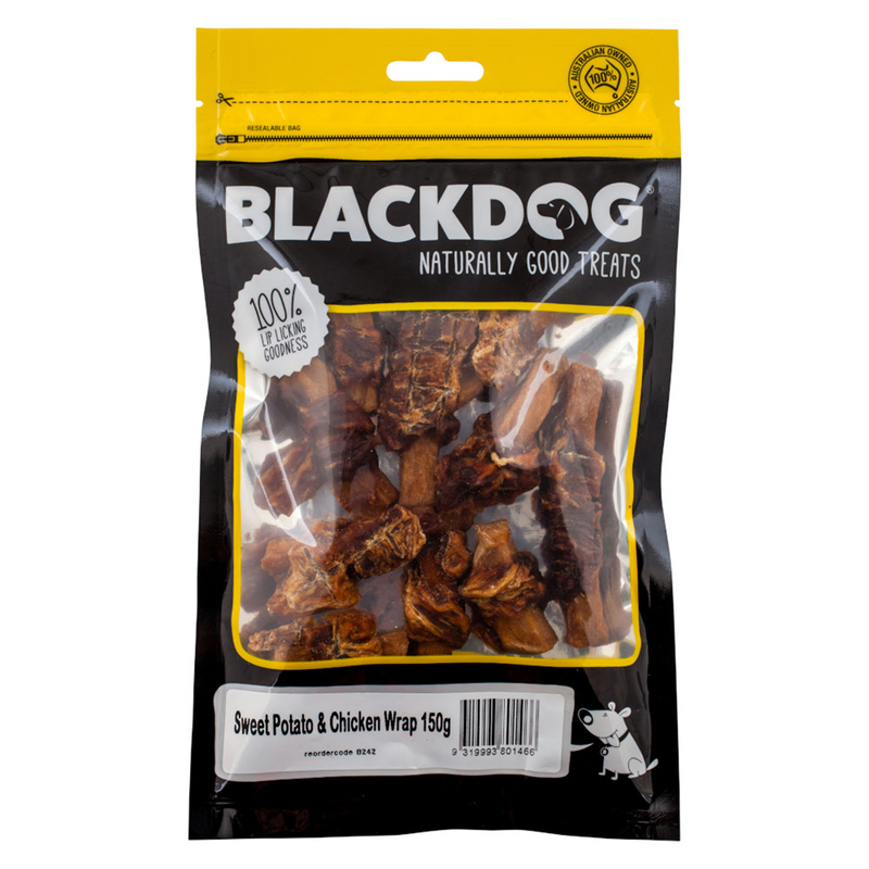 Blackdog Sweet Potato & Chicken Wrap Dog Treats