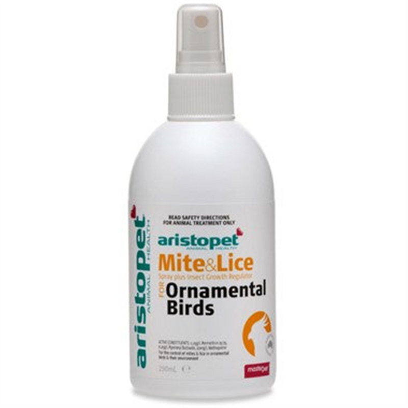 Aristopet Mite & Lice Spray for Ornamental Birds