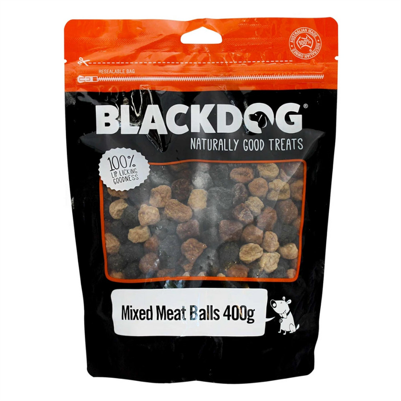 Blackdog Mixed Meat Ball Dog Treats 400g