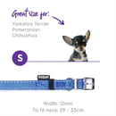 Kazoo Classic Buckle Dog Collar Blue
