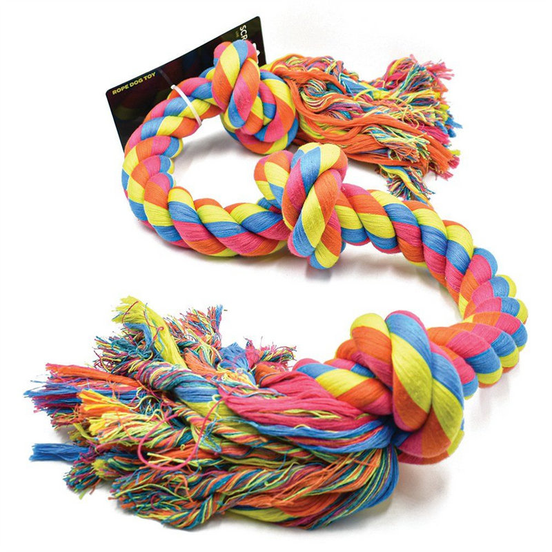 Scream Knot Jumbo Rope Dog Toy