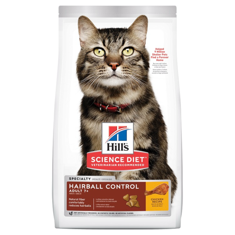 Hill's 7+ Hairball Control Cat Food