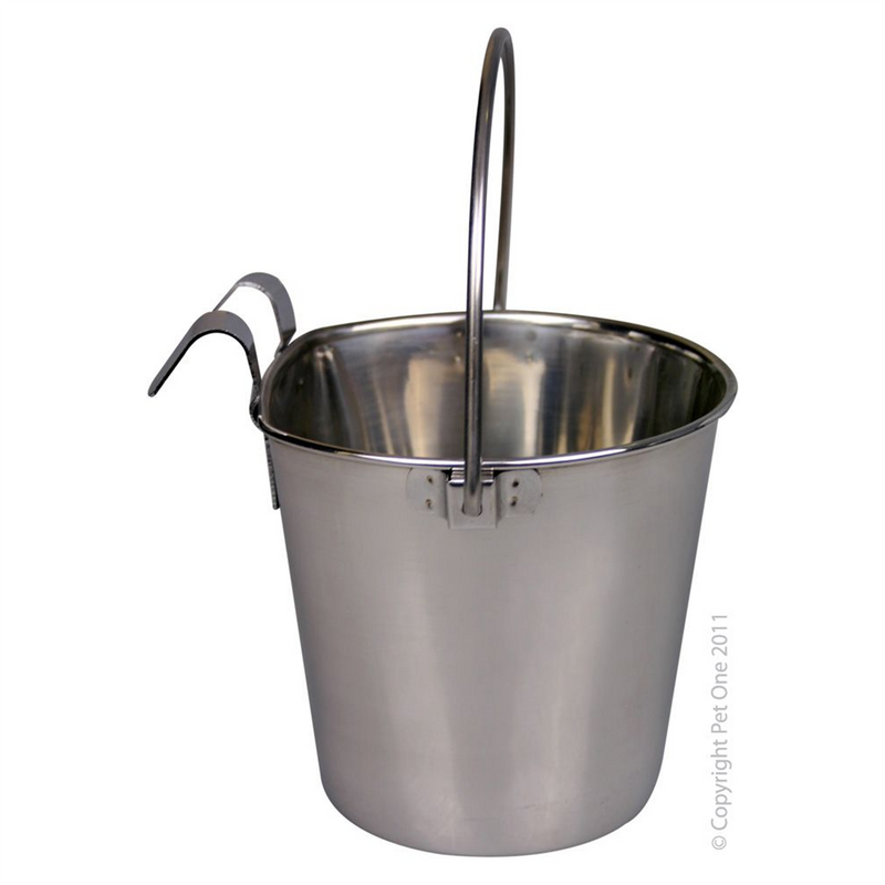 Pet One Hanging Pail with Flat Side