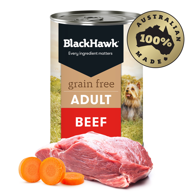 Black Hawk Grain Free Beef Dog Food 400g