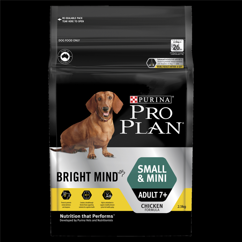 Pro Plan Bright Mind 7+ Small & Mini Dog Food