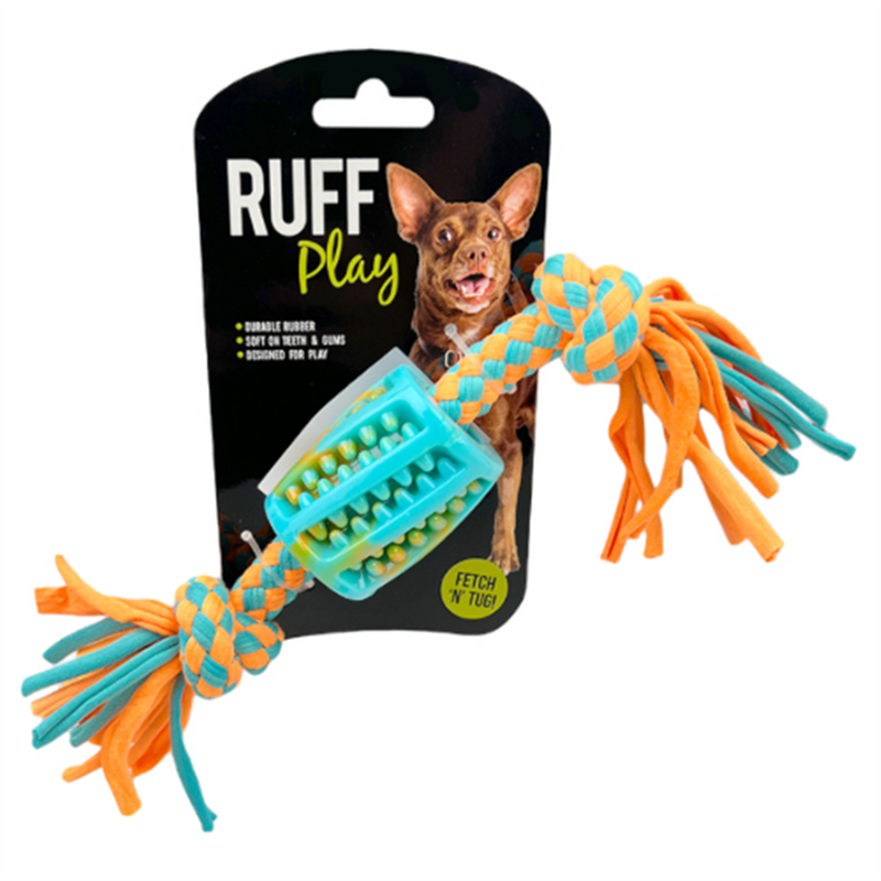 RuffPlay Fetch N Tug Dental Chew Dog Toy