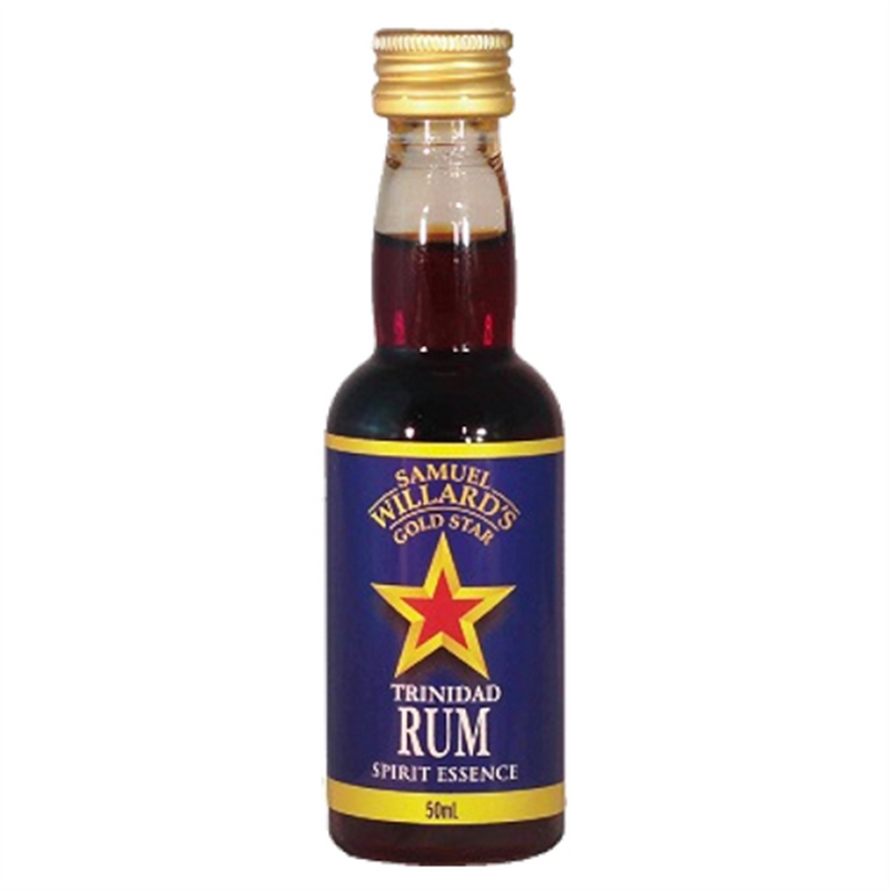 Samuel Willard's Gold Star Trinidad Rum Spirit Essence 50ml