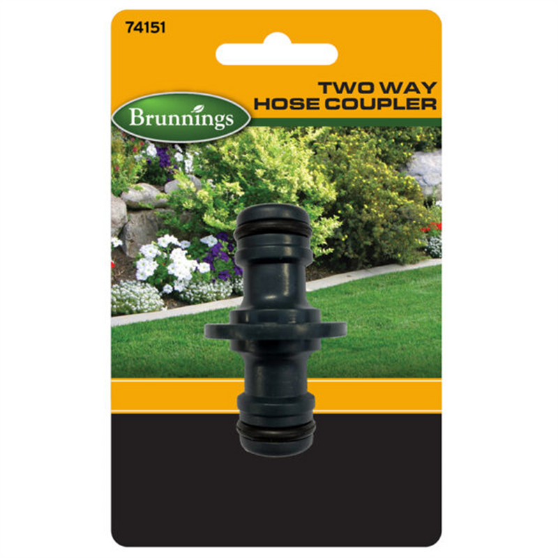 Brunnings Two Way Hose Coupler 12mm