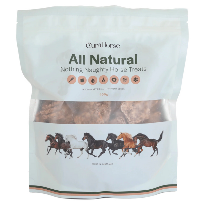 CuraHorse All Natural Nothing Naughty Horse Treat 400g