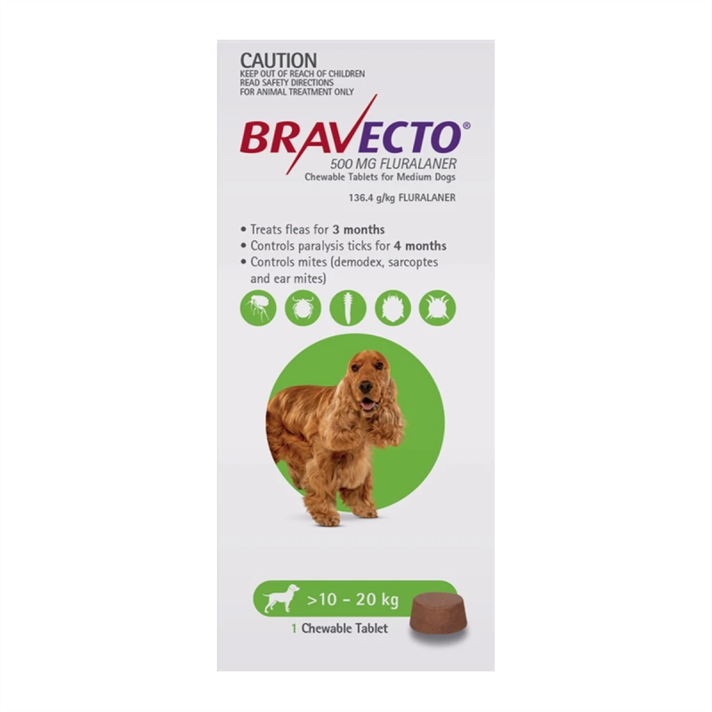Bravecto Chew for Dogs 10 - 20kg