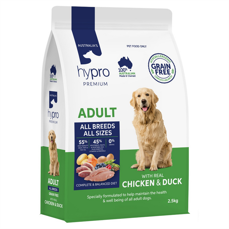 Hypro Premium Adult Chicken & Duck Dog Food