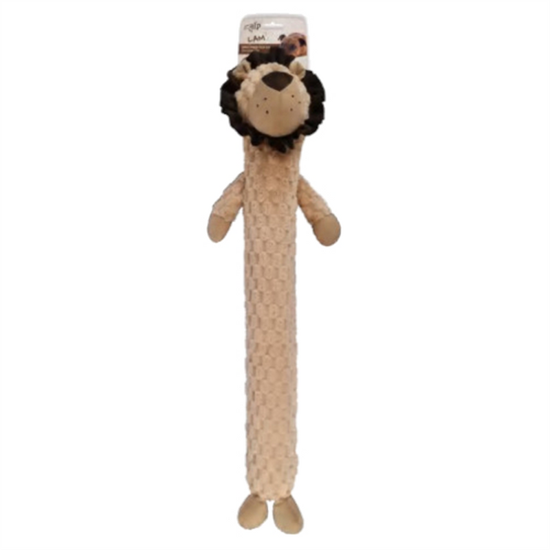 All For Paws Snuggle Straw Lion Jumbo Dog Toy