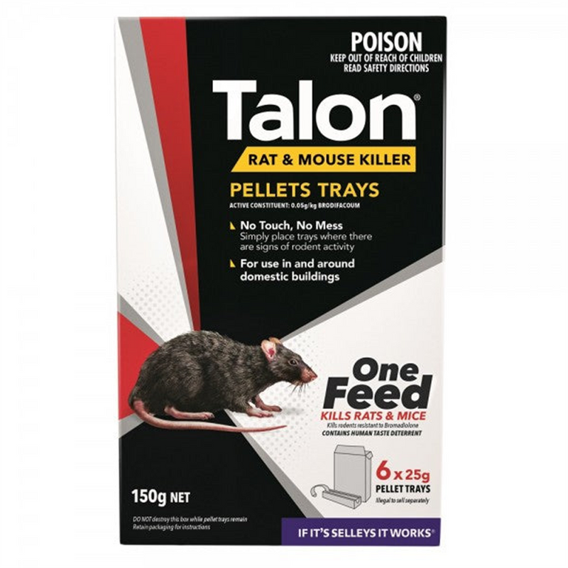Talon Rat and Mouse Killer Pellets Trays