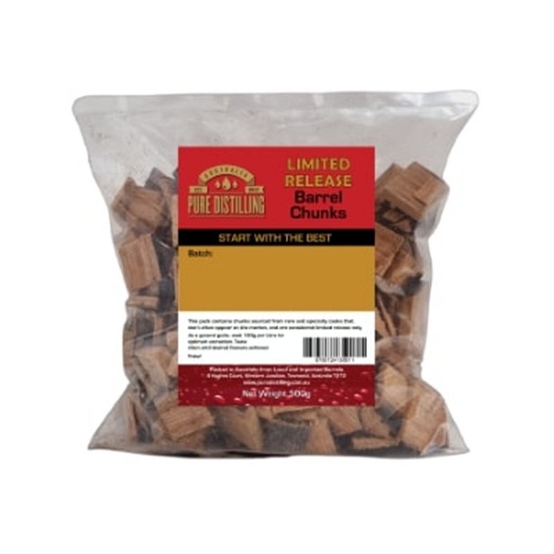 Pure Distilling Limited Release (Agave Bourbon) Barrel Chunks 500g
