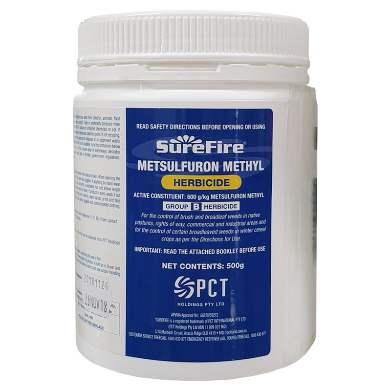 thifensulfuron methyl herbicide PCT SureFire Metsulfuron Methyl Herbicide
