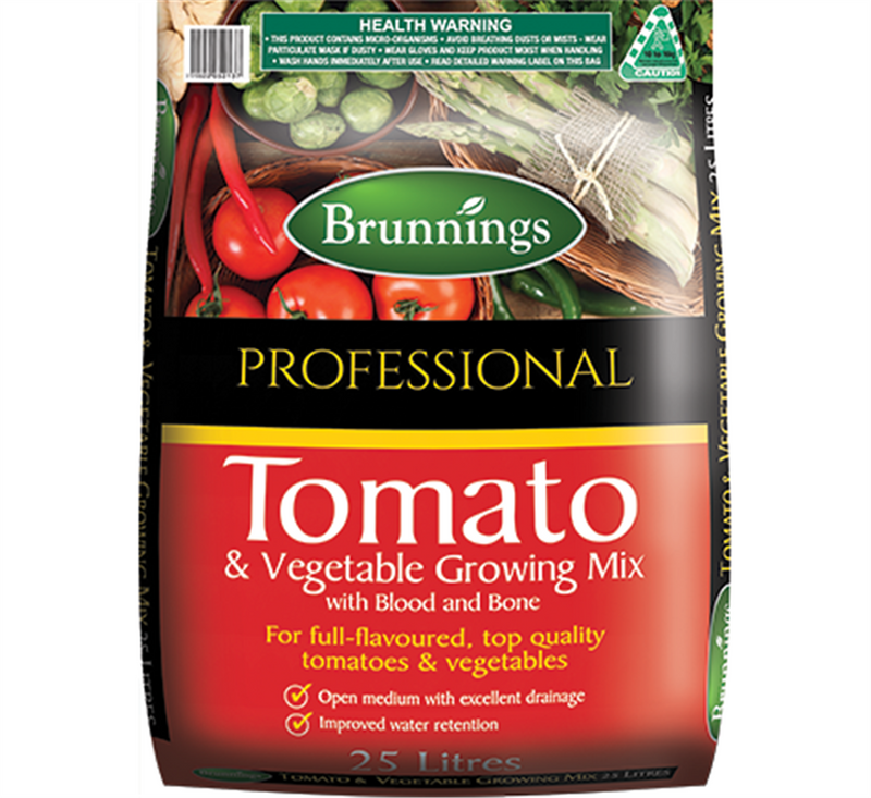 Brunnings Professional Tomato And Vegetable Growing Mix