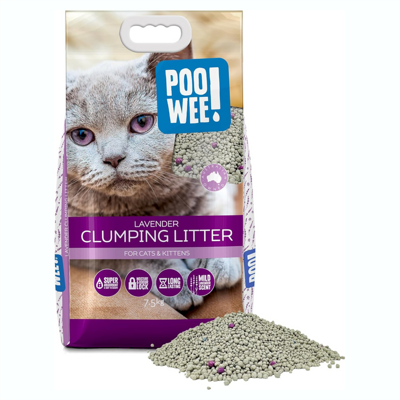 POOWEE! Clumping Lavender Cat Litter