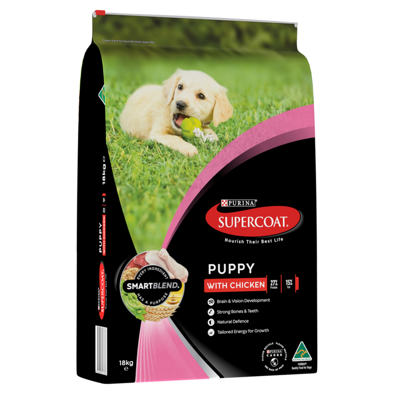 Supercoat Puppy Chicken Dog Food 18kg