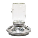 Bainbridge Galvanised Poultry Feeder with Glass Jar 1kg