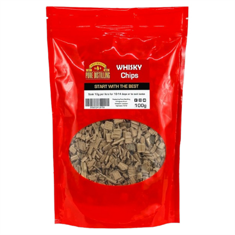 Pure Distilling Whisky Chips 100g