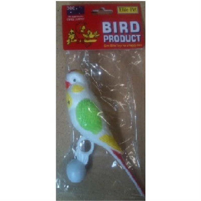 Elite Budgie on a Ring Bird Toy