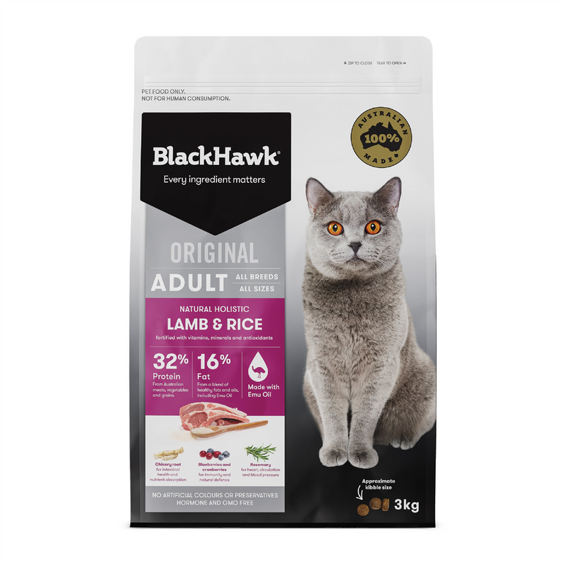Black Hawk Lamb & Rice Cat Food
