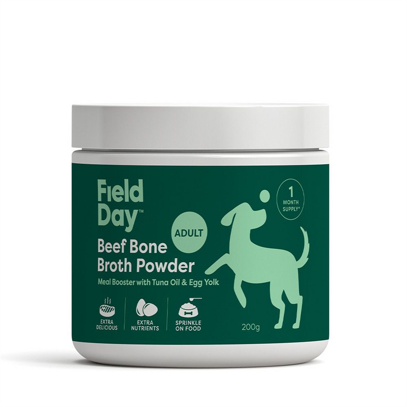 Field Day Beef Bone Broth Powder Dog Food Topper