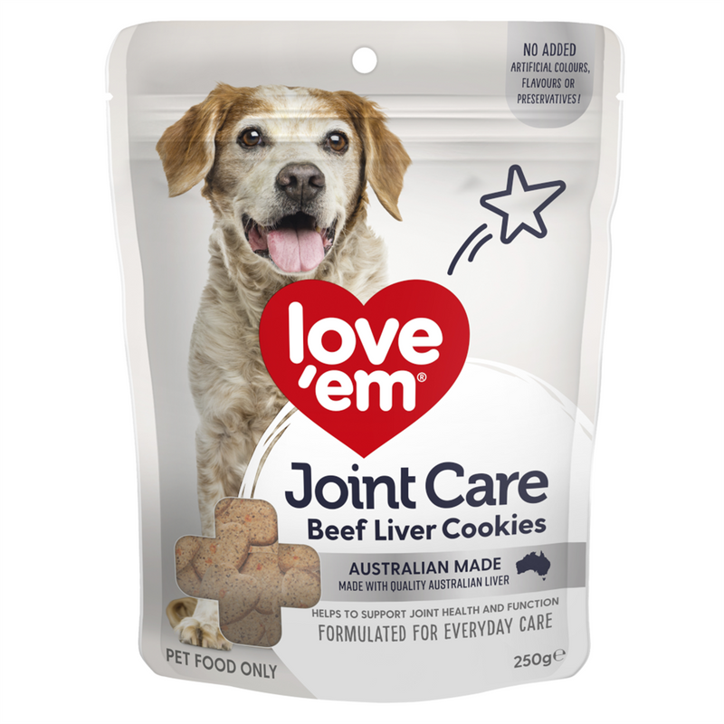 Love'em Joint Care Beef Liver Cookie Dog Treats