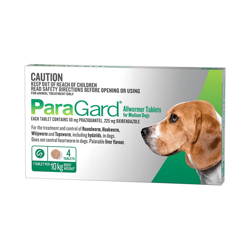 ParaGard Allwormer For Small Dogs & Puppies 4pk