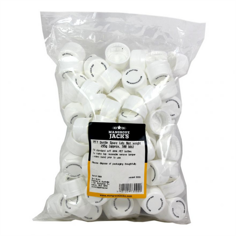 Mangrove Jack's PET Bottle Caps Screw Top 100pk