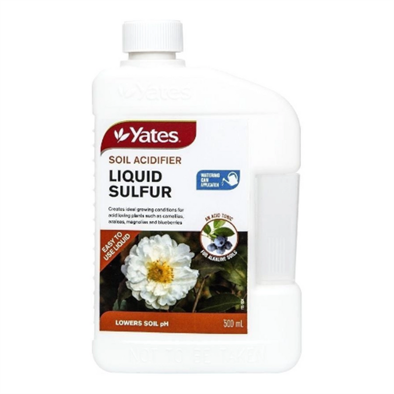 fertilizer for acid loving plants australia Yates Soil Acidifier Liquid Sulfur 500ml