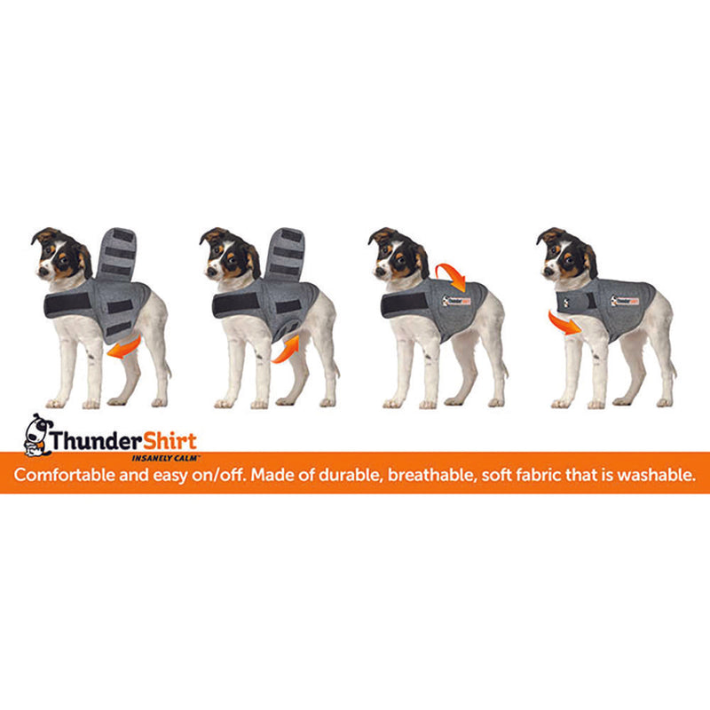 ThunderShirt Heather Grey Dog Coat