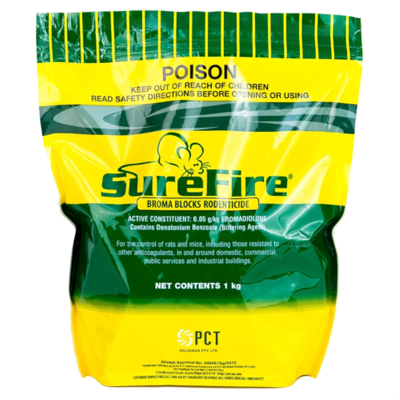 PCT SureFire Broma Bait Blocks Rodenticide