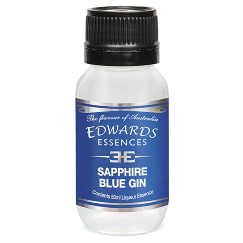 Edwards Sapphire Blue Gin Liqueur Essence 50ml