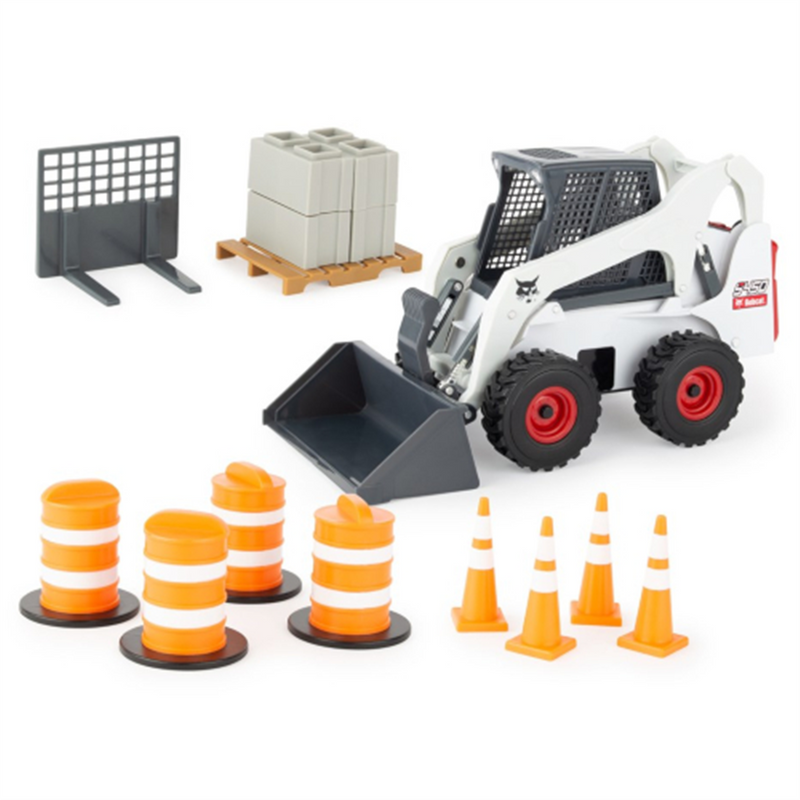 Big Farm 1:16 Bobcat Skid-Steer Loader Toy Set