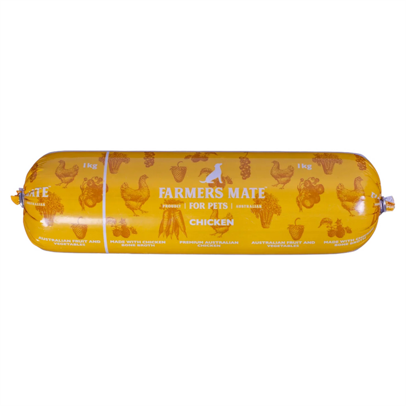 Farmer's Mate Chicken Roll Dog Food 1kg