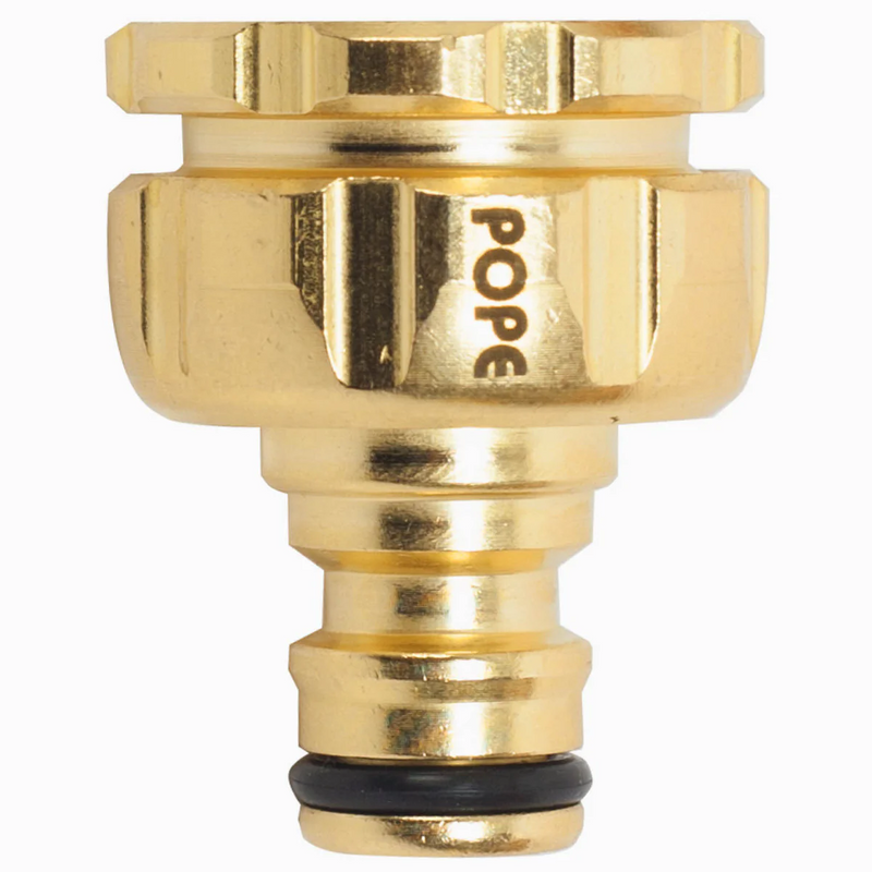 Pope 12mm Brass Universal Tap Adaptor