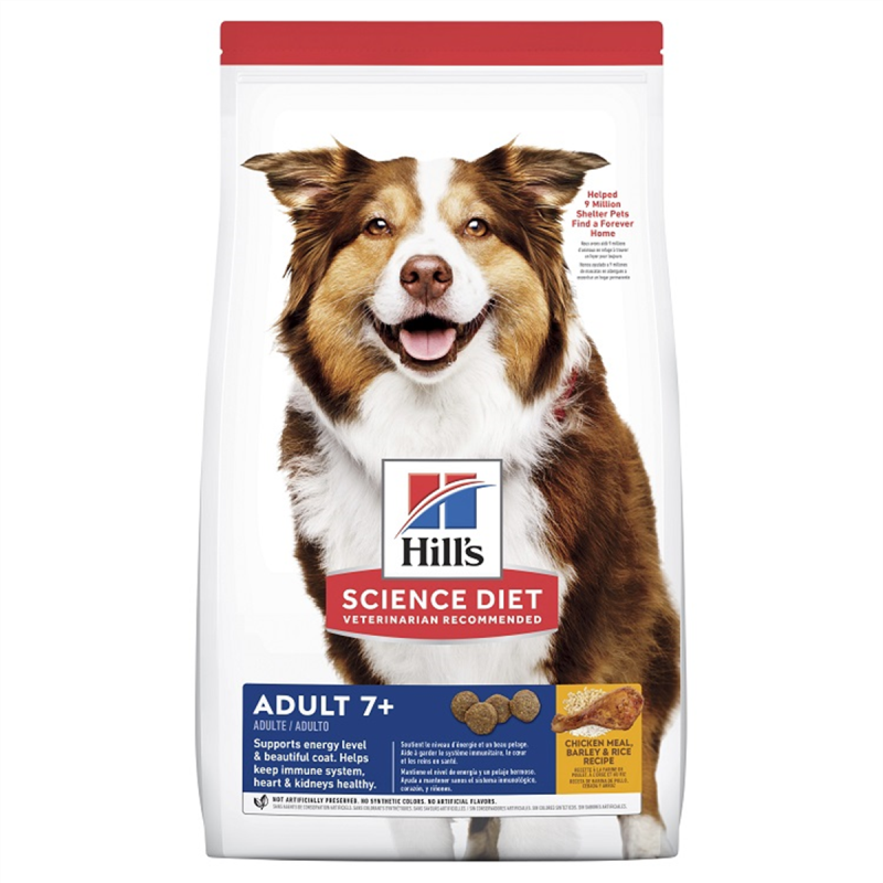 Hill's Chicken Barley & Rice 7+ Dog Food 12kg