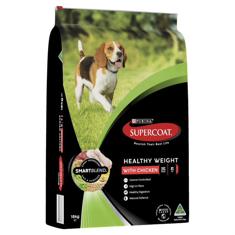 Supercoat Adult Healthy Weight Dog Food 18kg