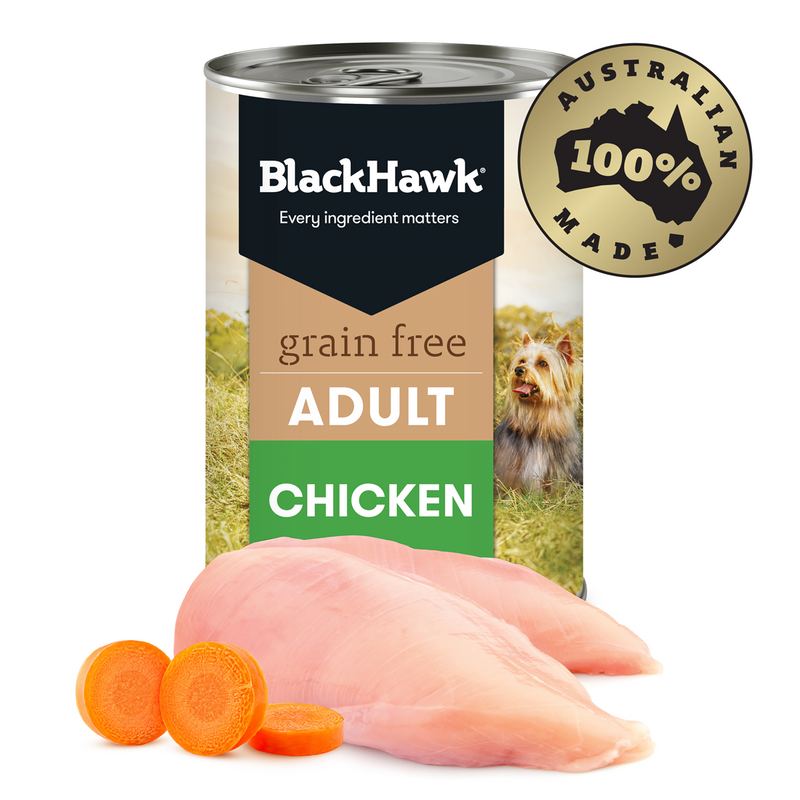 Black Hawk Grain Free Chicken Dog Food 400g