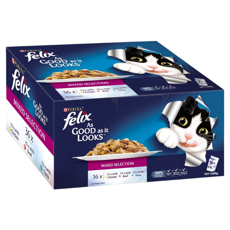 Felix As Good As It Looks Mixed Selection in Jelly Cat Food 85g