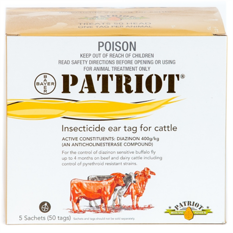 Bayer Patriot Insecticide Ear Tags