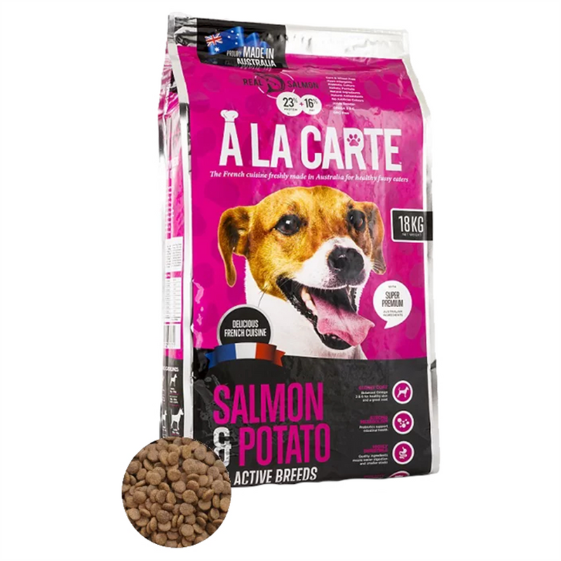 A La Carte Salmon & Potato Active Dog Food Pink